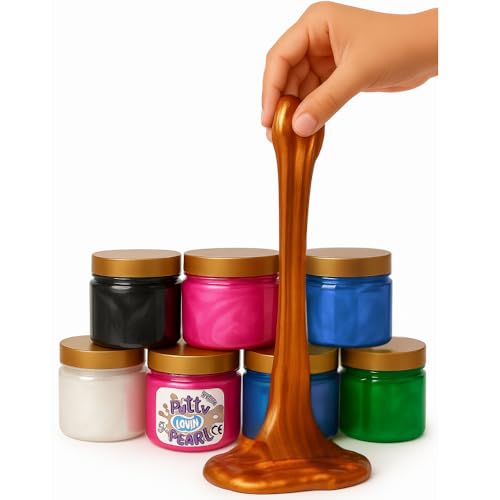Lovin Slime – Putty Pearl 210 ml, Fidget-Spielzeug, dehnbares Anti-Stress-Spielzeug, Squishy Kids Slimes für Partytütenfüller – lustige und entspannende Spielaktivität Lovin Slime – Putty Pearl 210 ml, Fidget-Spielzeug, dehnbares Anti-Stress-Spielzeug, Squishy Kids Slimes für Partytütenfüller – lustige und entspannende Spielaktivität