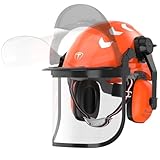 TOOLIOM Chainsaw Helmet with Face Shield and Ear Muffs,...