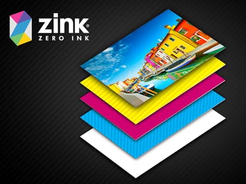 Image of HP Sprocket 2.3 x 3.4 inch Premium Zink Sticky Back Photo Paper (20 Sheets) Compatible with HP Sprocket Select and Plus Printers.