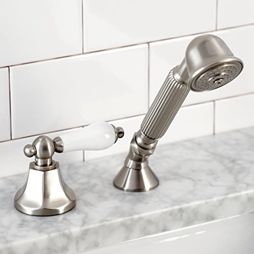 Douchette à main Kingston Brass KSK4308PLTR avec jet orientable et inverseur robuste
