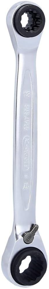 KS Tools Double Ratchet Ring Spanner Gearplus Reversing 4in1 silver One Size 10x13/17x19mm 5034565