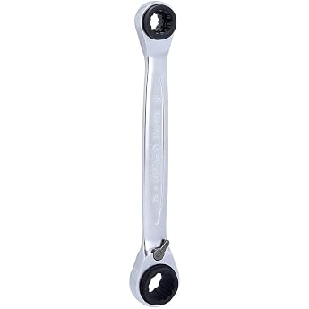 KS Tools 503.4565 4-in-1 Gearplus Cr-V Ratchet Ring Spanner 10 x 13 x 17 x