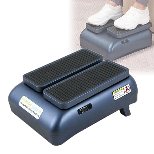 Ejercitador de pedal eléctrico, ejercitador de piernas sentado con 2 velocidades, ajustable para mejorar la circulación y la movilidad, ideal para uso doméstico