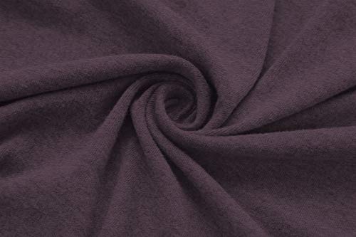 RAGEMALL Mens Long Cardigan Open Front Draped Lightweight Hooded Sweater with Pockets Burgundy_S 5