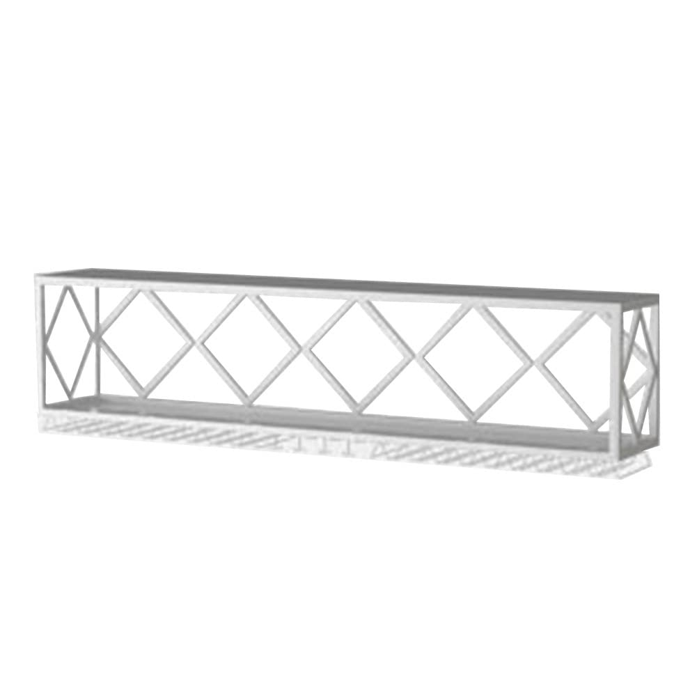 Estantería flotante para colgar en la pared, soporte para botellas de vino de hierro con estante invertido para colgar copas de vino