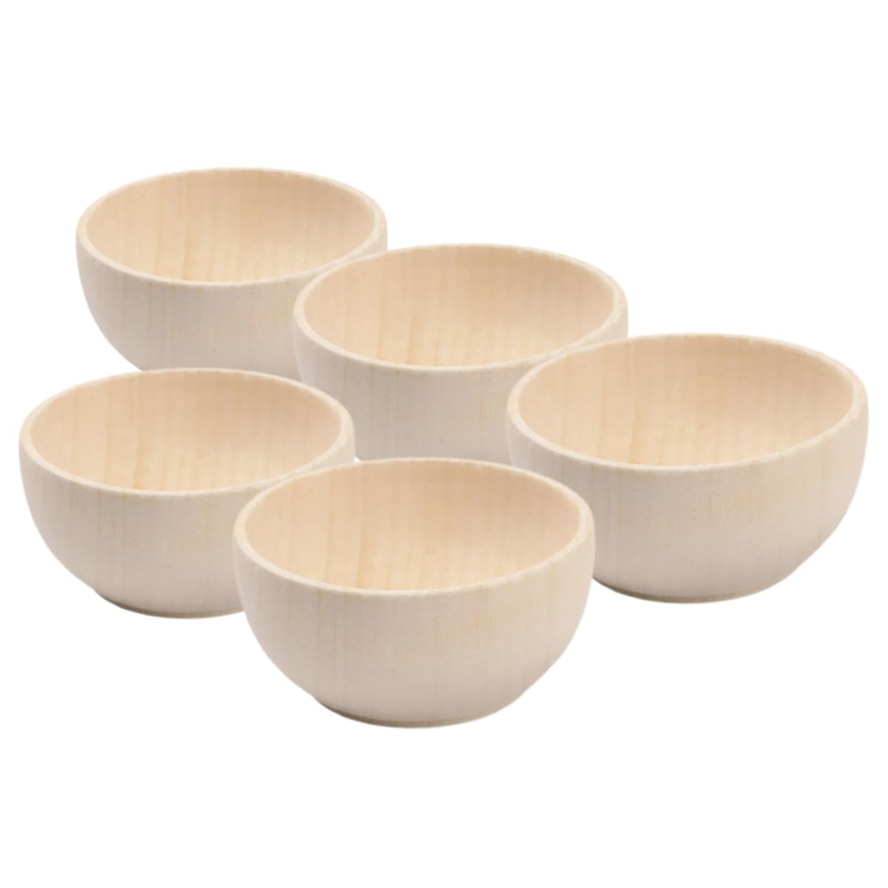 Bols en bois pour bricolage créatif et objets décoratifs faits main