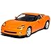 5 2007 Corvette Z06 1:36 Scale (Orange) by Kinsmart