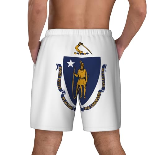 Short de bain imprimé Massachusetts pour vos vacances décontractées