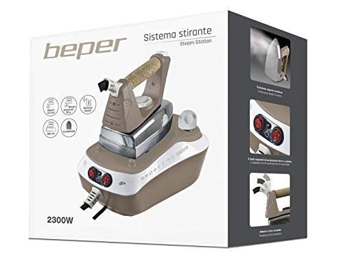 BEPER Bügelsystem, Weiß, Taupe, Einheitsgröße