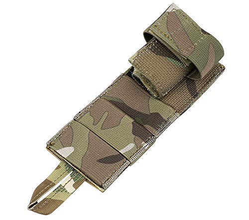Pochette de fixation pour antenne radio militaire Molle MC sac à outils tactique Airsoft