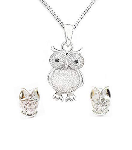 MixiuEuro Ensemble de colliers et boucles d'oreilles en argent sterling 925 avec zircones cubiques pour femme Cover