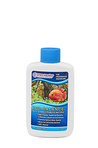 DrTim’s Aquatics Eco-Balance Freshwater – 4 oz – Probiotic System Support – Weekly Maintenance Formula for Balanced Aquariums – Helps Maintain Clarity, Consistent Parameters & Filter Performance