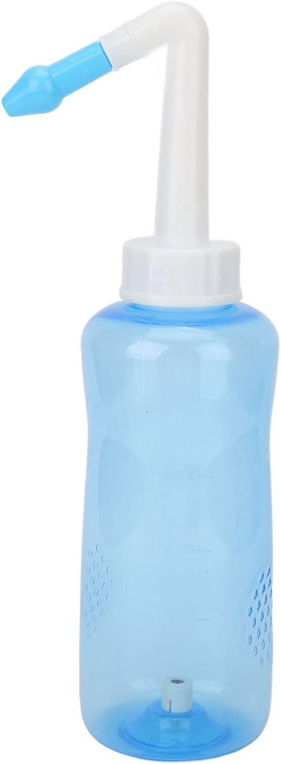 Nasal Irrigation Set, Nasal Cleaner with 2pcs Nozzles 500ml