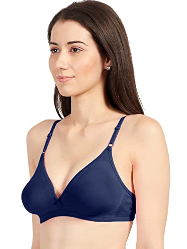 Image of SONARI Omania Womens Non-Padded Cotton Polyester Bras - Solid, Non-Wired, Medium Coverage, Hand Washable (Pack of 2)