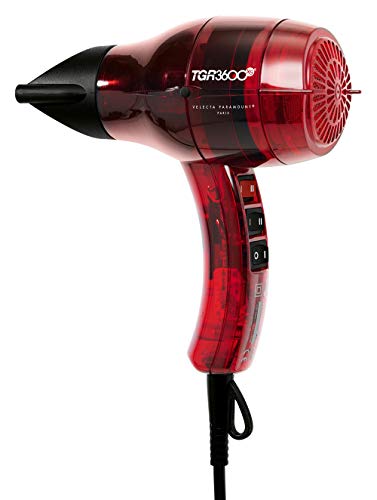 Preisvergleich Produktbild Velecta Paramount Haartrockner, 1750 W, ultraleicht, transparent, Rot