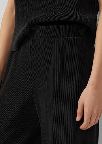 Pantalon Culotte plissé fluide s.Oliver coupe large légère - 5