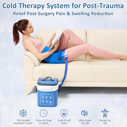 Image of Cold Therapy Machine for Hip Post Surgery with Leak-Proof Hip Pad
