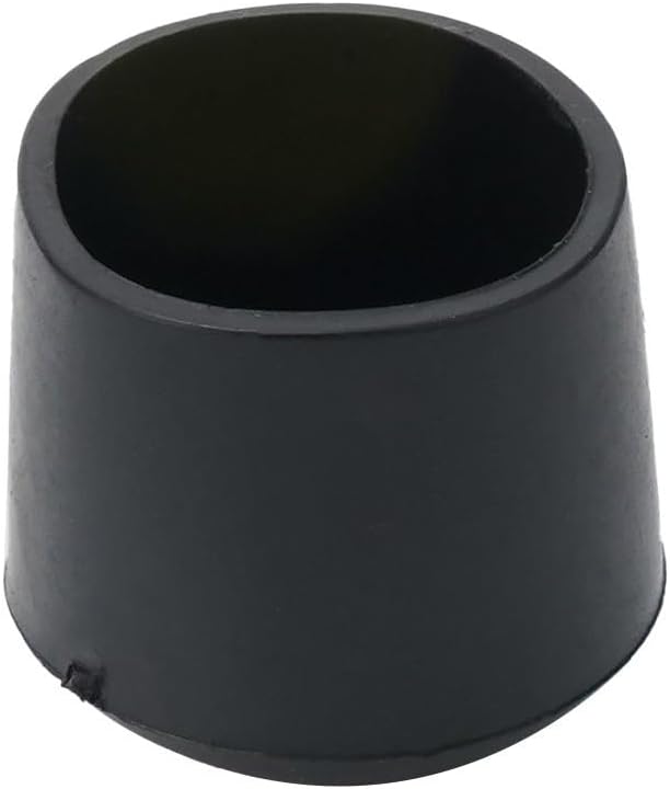 20 Pack Rubber Chair Leg, Anti-Scratch Floor Protectors for Furniture, Non-Slip Table End Covers, PVC Feet Glides to Reduce Noise and Protect Hardwood(16mm)