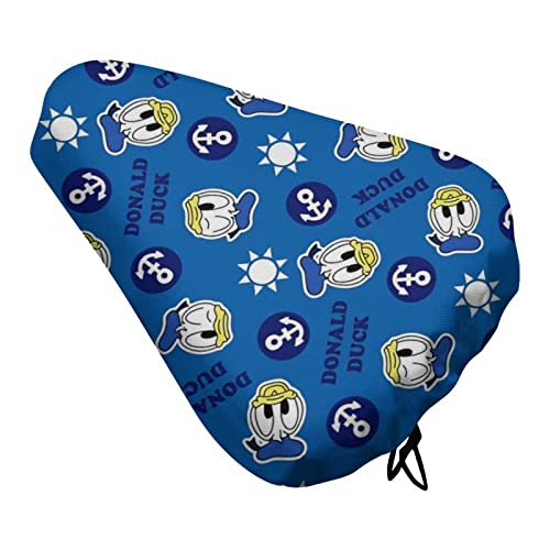 ドナルドダック 自転車 大型サドルカバー ブラック Amiabout 撥水 汚れ防止 取り付け簡単 補修カバー キズ隠し