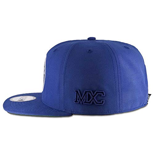 Boné MXC BRASIL Aba Reta Snapback Ajustável Skate Sk8 Tamanho:Único;Cor:Azul
