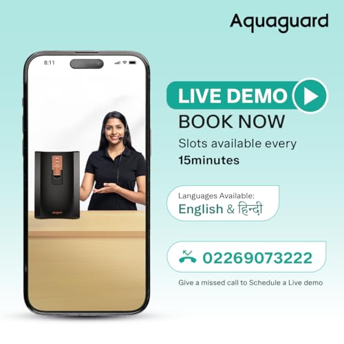 Image of Aquaguard Superio RO+UV Water Purifier | 2 Year Filter Life | Stainless Steel Tank | Mega Sediment Filter | 3-in-1 Active Copper Technology | 9 Stage Purification | 5L Storage
