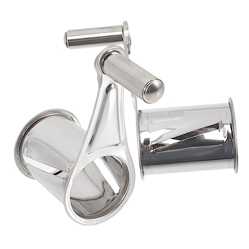 IMIKEYA rallador manual redondo para queso, 2 piezas miniatura 1