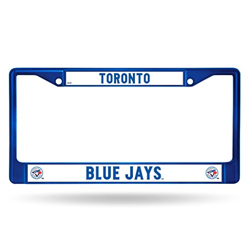 Rico MLB Blue Jays Chrome Frame, Blue, 15 x 8