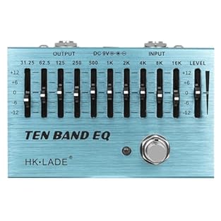 1.Versatile Tone Shaping: The 10-band EQ adjustment this guitar equalizer pedal makes it exceptionally versatile, suitable for both practice and live performances.It provides extensive tone-shaping capabilities, allowing you to fine-tune your sound w...