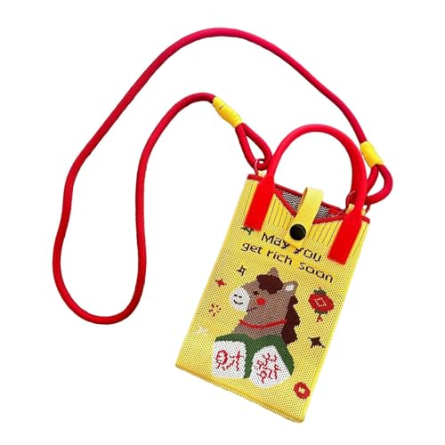 Mini pochette tricotée pour téléphone portable, le cadeau festif idéal