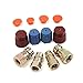 GLEAVI 12 Pcs Set to R134a Car Adapter Kit Low Side High Side Fitting Quick Disconnect Car Adapters Random Color