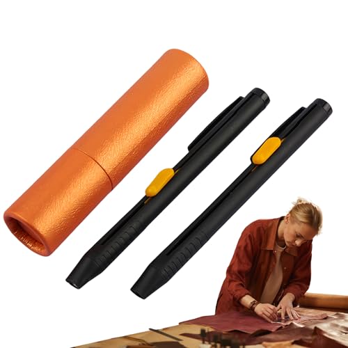 Marcador preciso, tiza de tela a medida, herramienta de 5.2 pulgadas con recambios de , crayón de costura invisible, bolígrafo de manualidades con estilo ergonómico, accesorio de ropa para