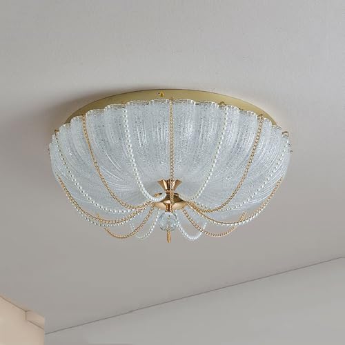 Lampe en verre avec télécommande pour ajuster la lumière du plafonnier - 3