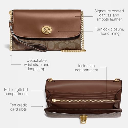 Image of Coach Women's Signature Chain Crossbody Bag