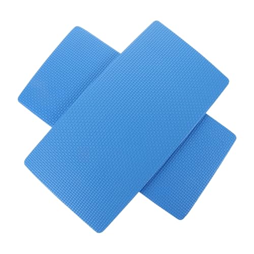 GANAZONO Lot De 2 Coussins De Yoga Antidérapants En Eva Petit Format Bleu, Amorti Confort Pour Genoux Et Coudes, Protège-genoux Léger Pour Fitness Et Exercices à Domicile