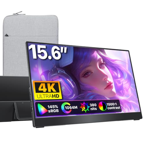 モバイルディスプレイ 15.6インチ cocopar 4K IPSパネ Amazon.co.jp: cocopar ポータブルモニター 15.6インチ 4K UHD 60HZ