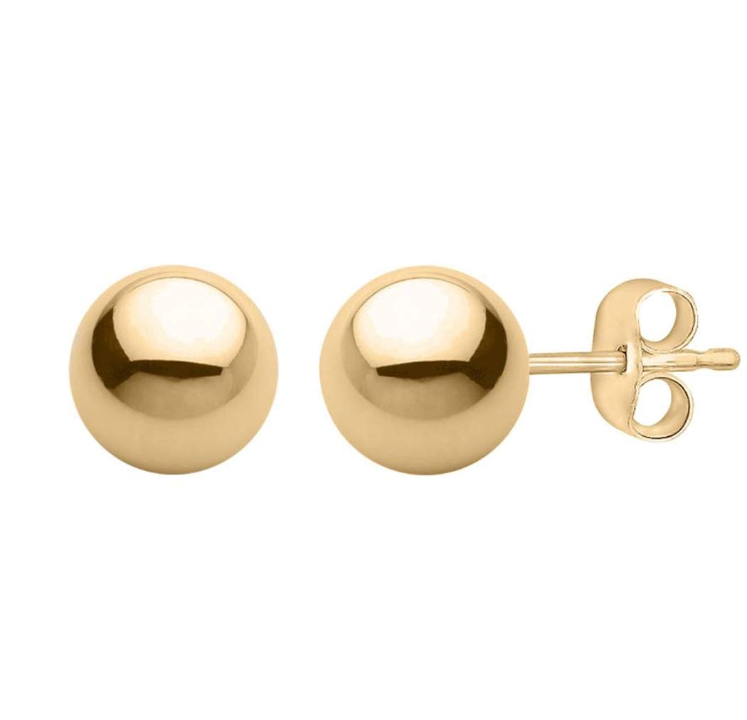 Ananth Jewels Womens 925 Silver Yellow Gold Ball High Polished Earrings 2 Mm (B07QJTKT2F) Amazon Price History, Amazon Price Tracker