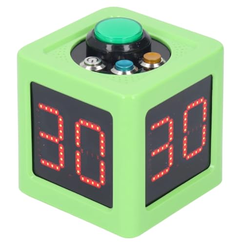 Timer du cube numérique pour le poker chronomètre à rebours vert 4,4 pouces