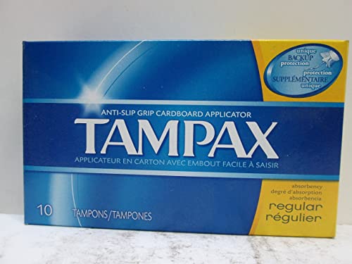 Image of Tampax Regular Tampons with Flushable Cardboard Applicator - Regular - 10 ct