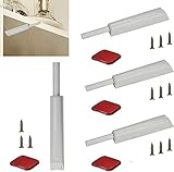 【2 Métodos de Instalación】--- El núcleo de resorte se puede instalar en la parte superior, inferior o lateral del gabinete, o se puede incrustar en la puerta del gabinete por separado, brindándole una manera simple y efectiva de abrir y cerrar la puerta. El producto está equipado con tornillos de acero inoxidable que combinan con el equipo, lo que hace que la instalación del producto sea más conveniente y rápida.