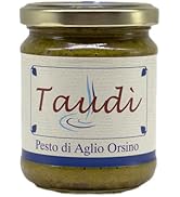 Pesto d'Aglio Oursino Sauvage – Taudì Conserve en Verre Conserve Artisanaux Siciliens 160 g