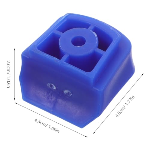 Bloque de freno de goma azul resistente abrasión para patines en línea de velocidad 2