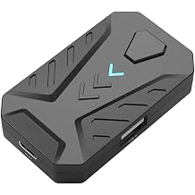 Telefon Anschlie en Tastatur von f r zum Maus f r Handyspiele Tastaturadapter Kunststoff Schwarz Kompatibel Smartphone mit Meisten Telefonen