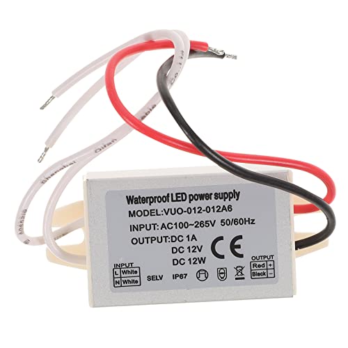 UKCOCO Motorista De Led Conversor 12v Para 120v Plugue Led Cc Conversor De 120 Para 12 Volts Convers