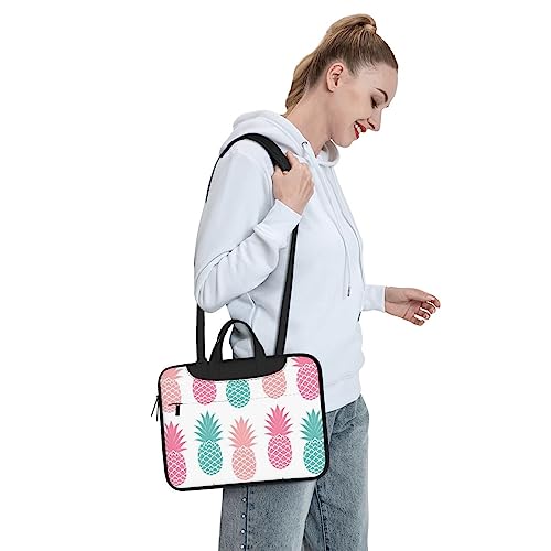 Sac ordinateur portable imprimé ananas avec sangle amovible