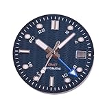 Saharuse Manecillas de Reloj GMT Dorsal, Esfera estéril 31mm, aptas for Movimiento NH34, Piezas Luminosas, 1 ud(29)