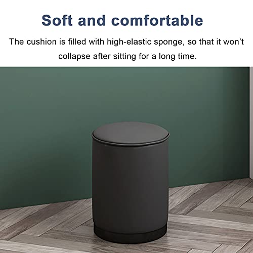 Taburete acolchado compacto suave con gran resistencia de carga y diseño elegante 8