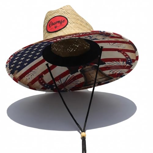 2 Pack Sombreros Unisex Lifeguard con Ala Ancha miniatura 4