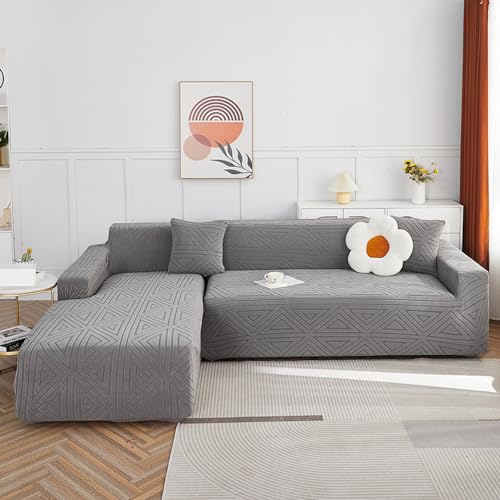 Housse canapé d'angle anti-poussière pour protéger le cuir usé - 3