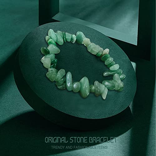 Pulsera de piedras naturales en bruto miniatura 3