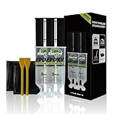 CAMALEAO 2 Part Epoxy Glue - Dries Clear, 5 Minute Epoxy with 2 Mixing Kits, 3988 PSI High Strength Adhesive for Metal, Plastic - 0.85 Ounce Syringe (Pack of 2)